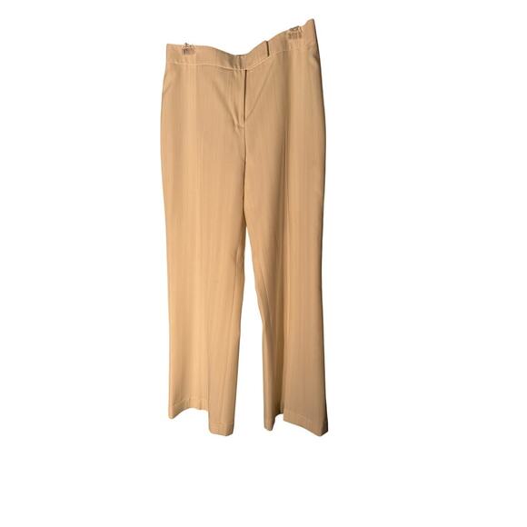 Y2K Cato 2pc Cream Pink Gray Striped Suit. Jacket and Pants Women's Size 14 - Picture 6 of 7